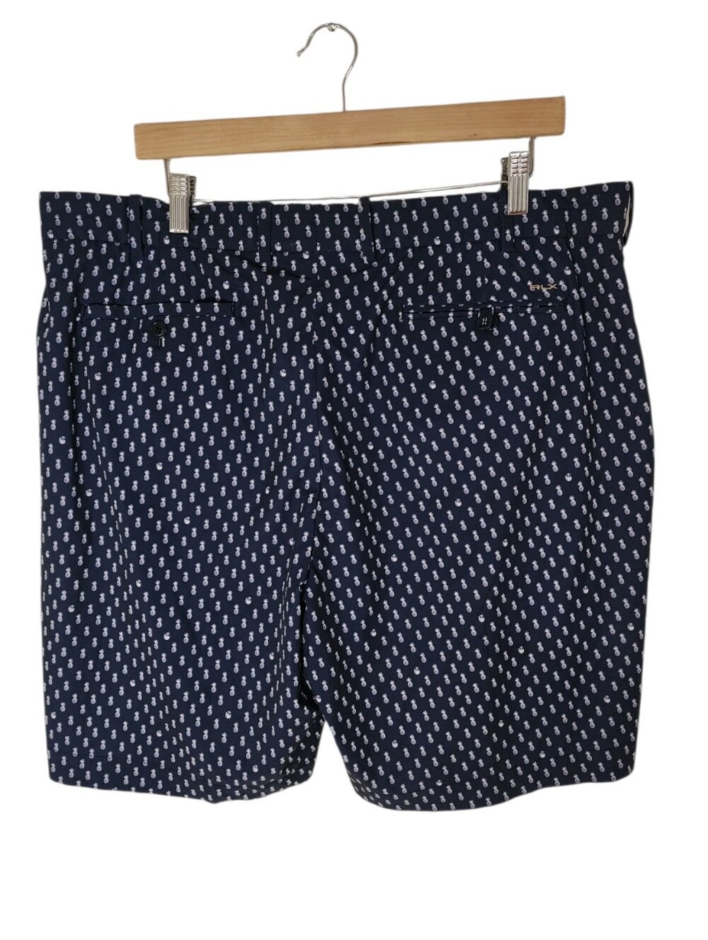 RLX Ralph Lauren Pineapple Golf Shorts Men's 38 Navy Classic Fit 9" - Picture 5 of 11